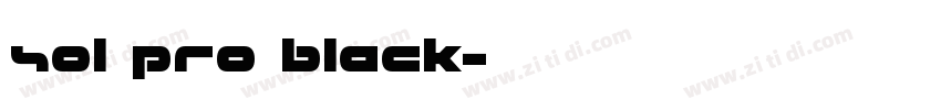 Sol Pro Black字体转换